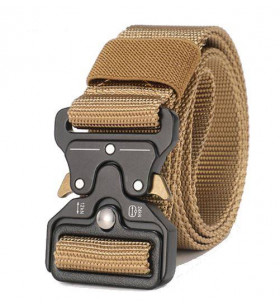 ACM Ceinture Tactique QD ABS / Nylon Tan 3cm x 120cm