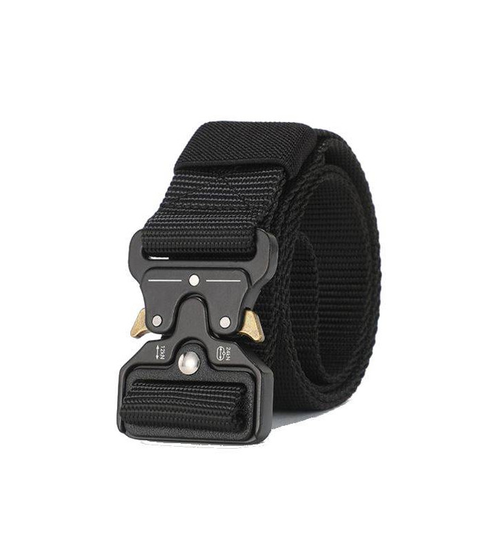 ACM Ceinture Tactique QD ABS / Nylon Noir 3cm x 120cm