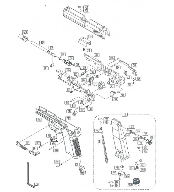 Umarex Kit Joints de Valve HK USP Airgun 5.8100