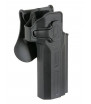 Amomax Holster Rigide Desert Eagle Droitier Noir Rotatif 360°