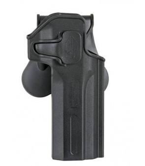 Amomax Holster Rigide Desert Eagle Droitier Noir Rotatif 360°