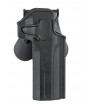 Amomax Holster Rigide Desert Eagle Droitier Noir Rotatif 360°