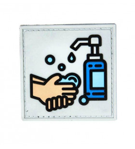 GFC Patch 3D Wash Your Hands with Hand Sanitizer