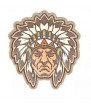 MSM Patch 3D Native American Warrior Head 1 - Multicam