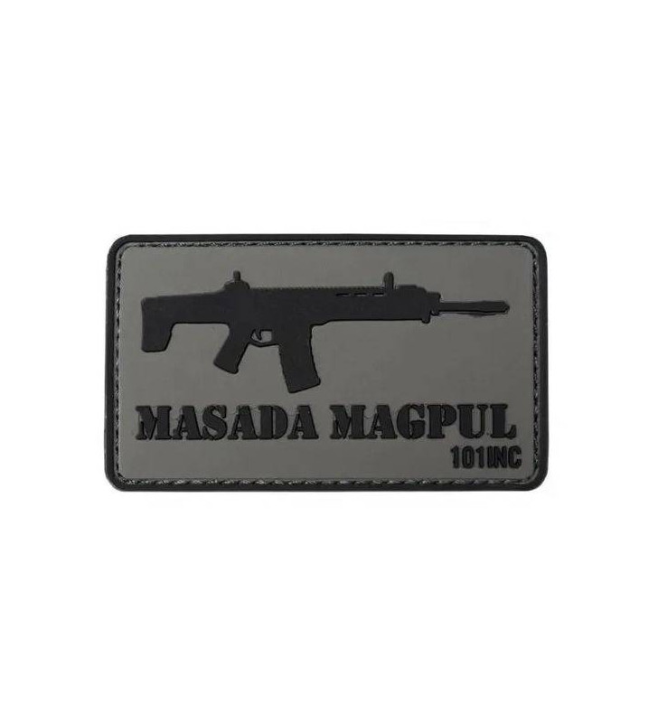 101 INC Patch PVC 3D Masada Magpul Gris