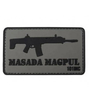 101 INC Patch PVC 3D Masada Magpul Gris