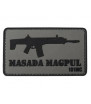 101 INC Patch PVC 3D Masada Magpul Gris