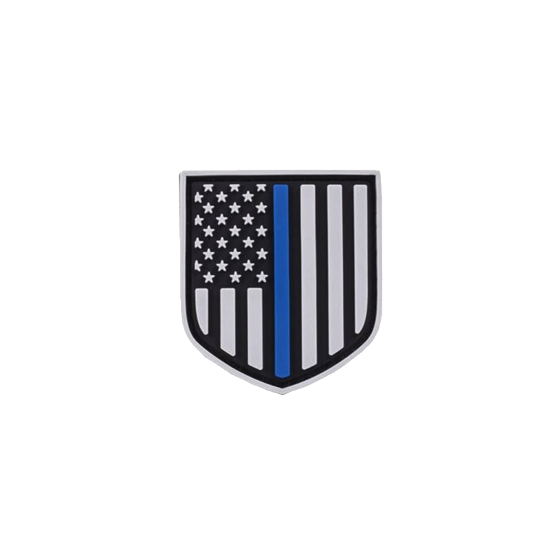 Breakthrough Patch Shield Thin Blue Line PVC