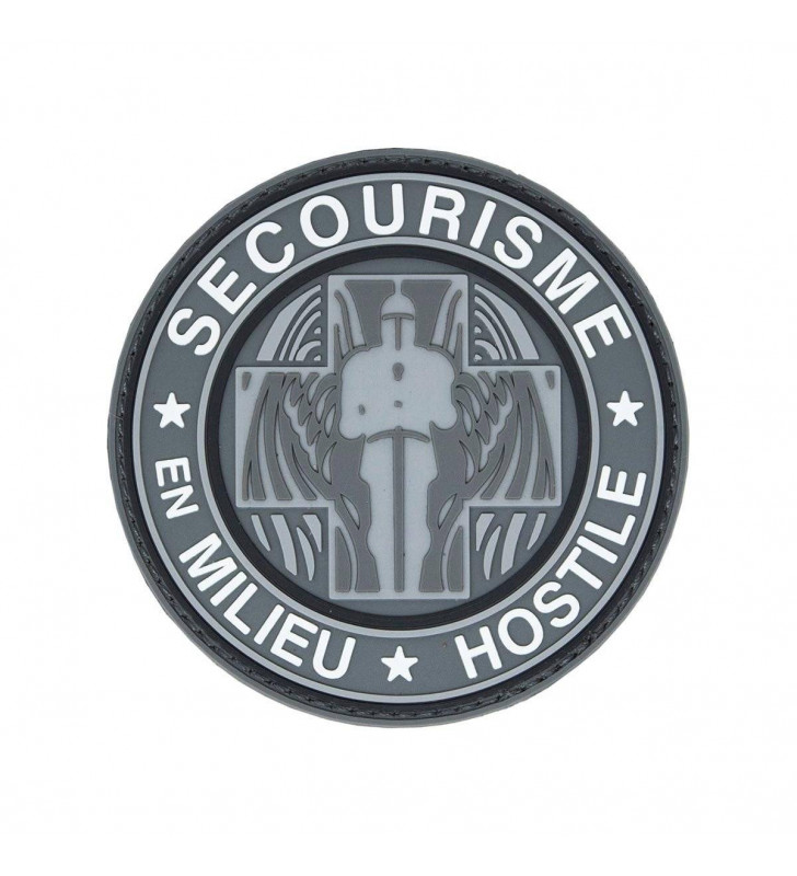 MPS Patch Secourisme en Millieu Hostile Gris