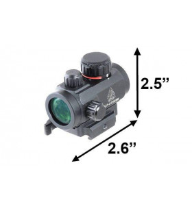 UTG Dot Sight 2.6" 1x21 Rét: Rouge/Vert