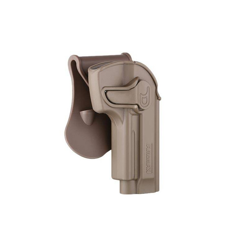 Amomax Holster Rigide Glock G2 Droitier FDE Rotatif 360°