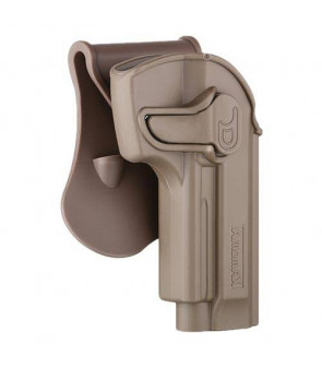 Amomax Holster Rigide Glock G2 Droitier FDE Rotatif 360°