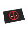 Patch Brodé Deadpool Rouge / Noir 80x50mm