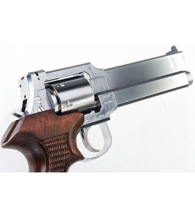 Marushin Mateba Revolver X-Cartridge Silver Wood 6BBs 1J