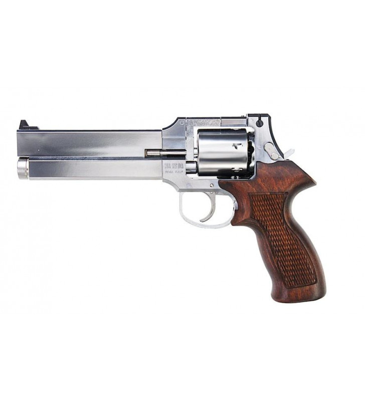 Marushin Mateba Revolver X-Cartridge Silver Wood 6BBs 1J