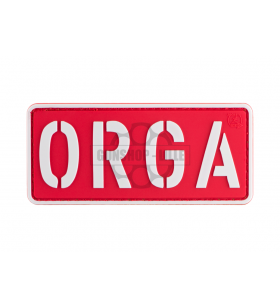 JTG ORGA Rouge/Blanc Patch PVC