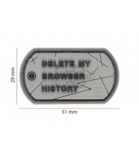 JTG Browser History Rubber Patch PVC