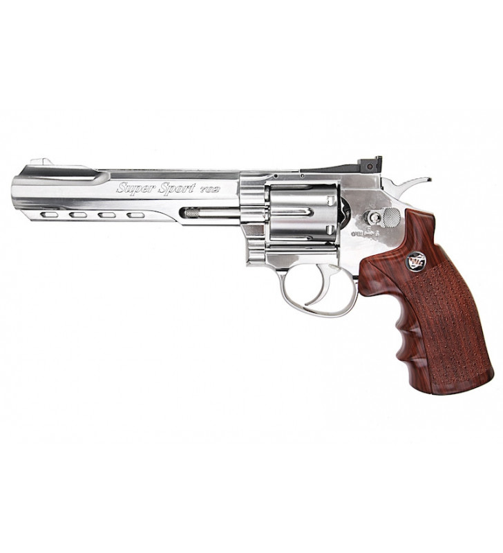 WinGun Revolver 6" Sport 702S Co2 Chromé Métal