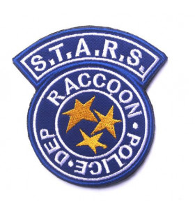 Patch Resident Evil S.T.A.R.S Police Dep Raccoon Bleu