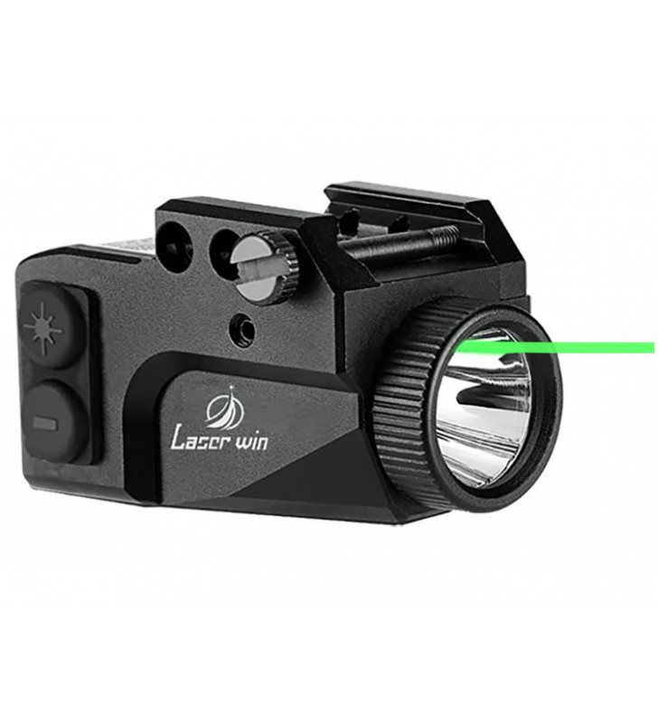 ACM Combiné Lampe Laser Vert GBB Montage Picatinny USB