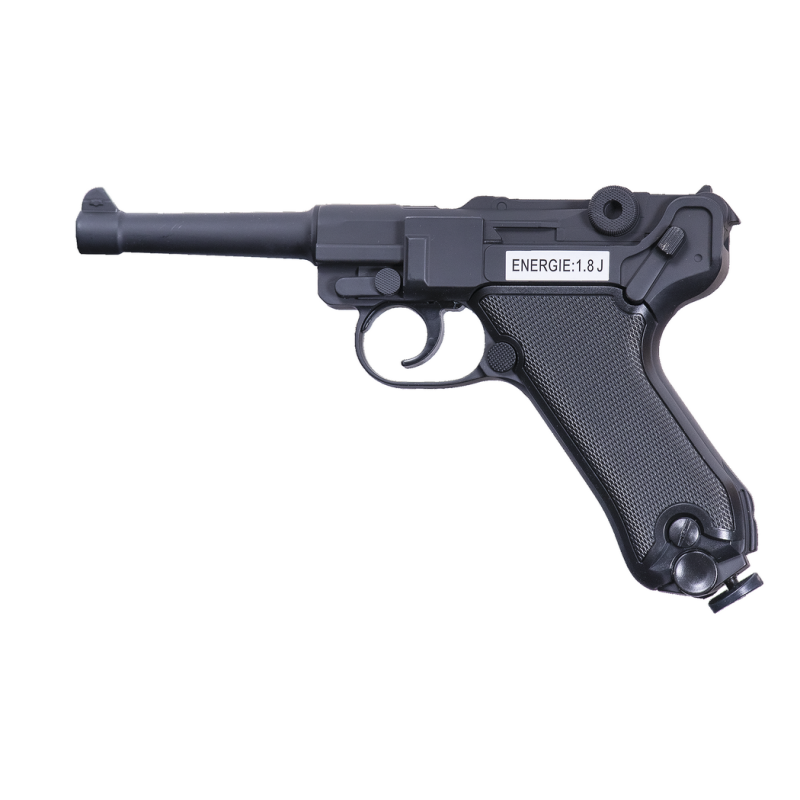 ACM P08 Luger FS09 NBB Black Co2 Métal 20BBs