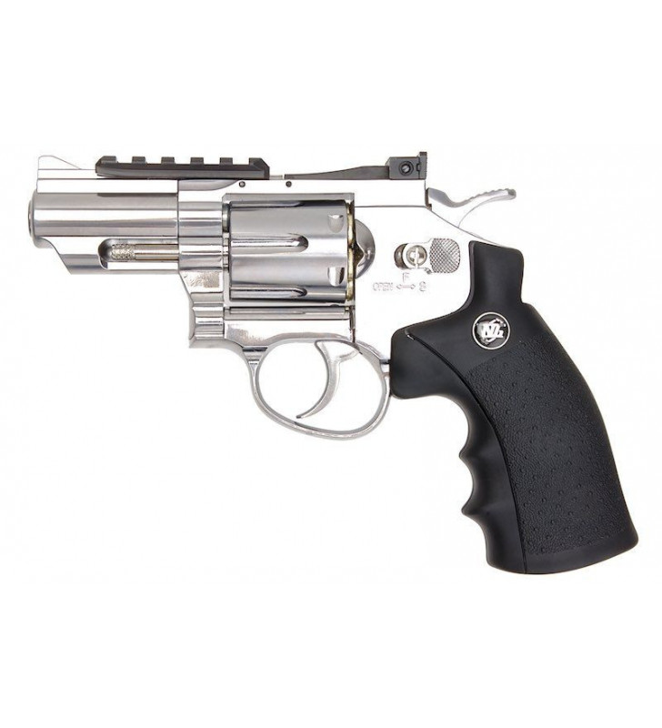 WinGun Revolver Sport 708 Co2 Silver 2.5" Métal