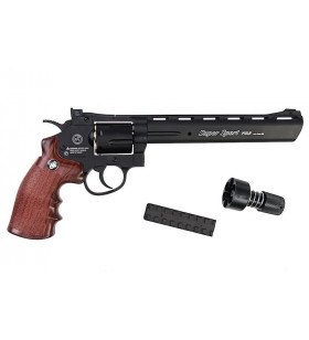 WinGun Revolver 8" Sport 703B Co2 Noir Métal