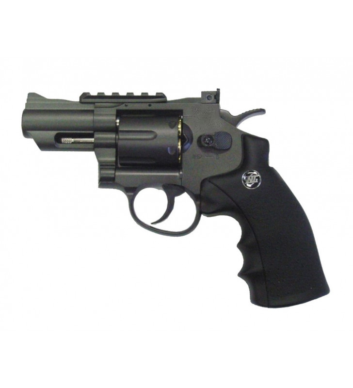 WinGun Revolver Sport 708 Co2 Noir 2.5" Métal