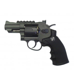 WinGun Revolver Sport 708 Co2 Noir 2.5" Métal