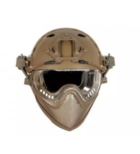 ACM Casque Fast PJ Piloteer II Integral Tan M