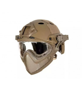 ACM Casque Fast PJ Piloteer II Integral Tan M