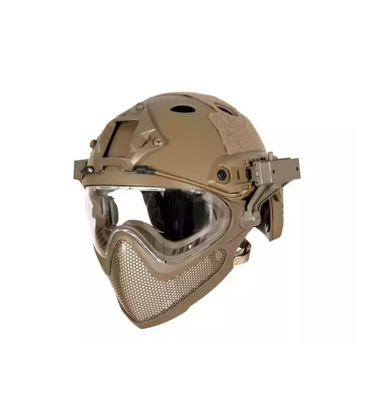 ACM Casque Fast PJ Piloteer II Integral Tan M