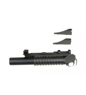 Double Bell Lance Grenade M203 Long Noir Métal + Grenade 40mm