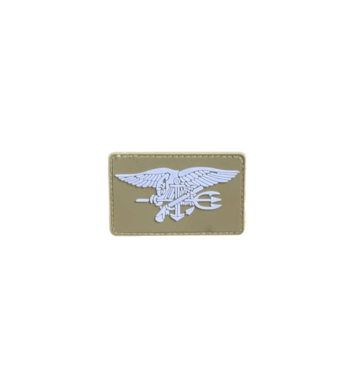 Patch PVC Navy Seals Vert/Blanc 75x50mm