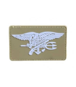 Patch PVC Navy Seals Vert/Blanc 75x50mm