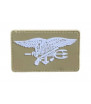 Patch PVC Navy Seals Vert/Blanc 75x50mm