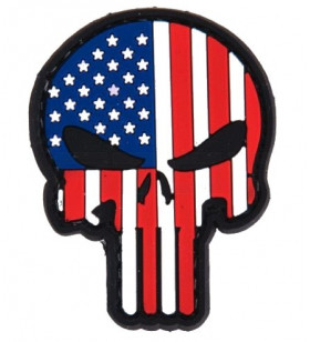 Patch Skull USA PVC