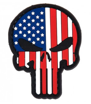 Patch Skull USA PVC