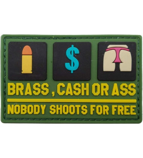 Patch PVC Brass Cash & Ass OD