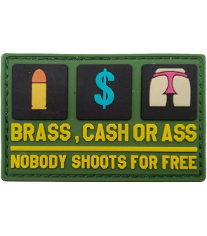 Patch PVC Brass Cash & Ass OD