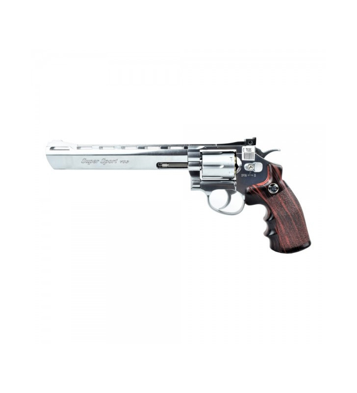 WinGun Revolver 8" Sport 703S Co2 Silver Métal