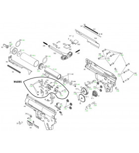 KWA Contacteur Complet QRF / Ronin AEG Part-M408S