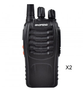 Baofeng Talkie Walkie BF-888S 16Ch 466Mhz (2 Piéces)