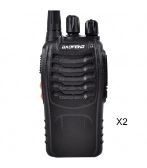 Baofeng Talkie Walkie BF-888S 16Ch 466Mhz (2 Piéces)