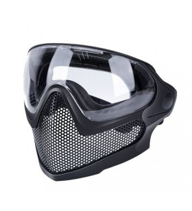 WoSport Pilot Mask (Steel mesh version) - Black