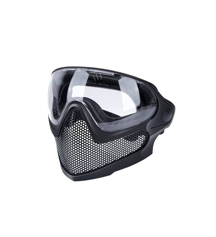 WoSport Pilot Mask (Steel mesh version) - Black