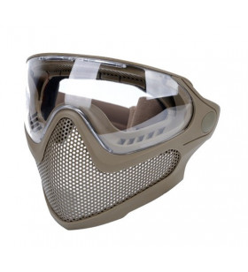 WoSport Pilot Mask (Steel mesh version) - Tan