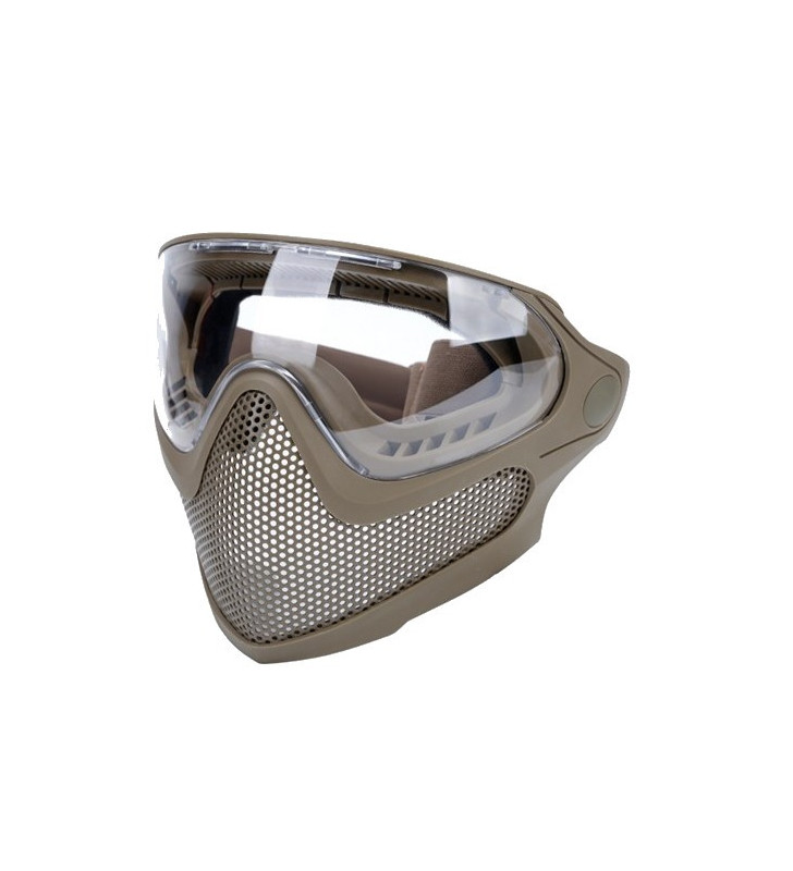 WoSport Pilot Mask (Steel mesh version) - Tan