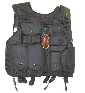 Dmoniac Veste Tactique SWAT Noir