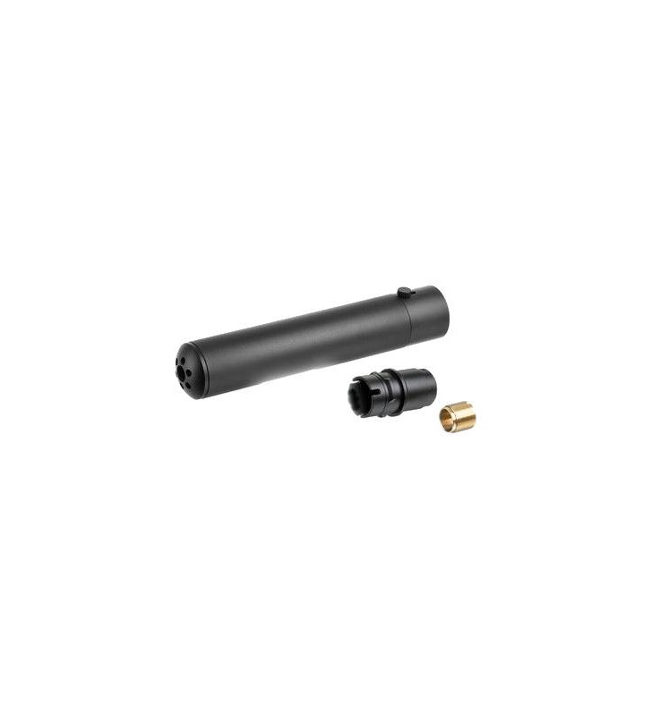 ACM Silencieux SP90 MPX QD + Cache Flamme 14mm-/14mm+ Noir